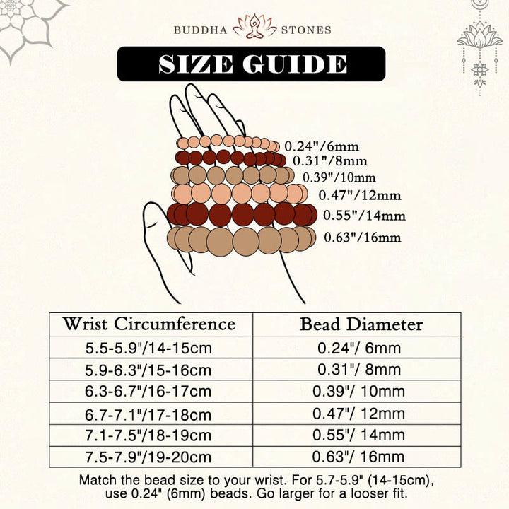 Bracelet de force intérieure en pierre d'agate naturelle de chat du Bengale Buddha Stones - image 6