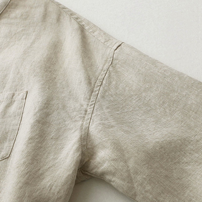 Chemise boutonnée à manches trois-quarts et motif Buddha Stones - image 8