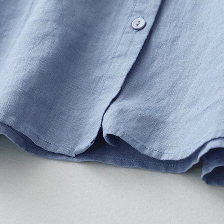 Chemise boutonnée à manches trois-quarts et motif Buddha Stones - image 24