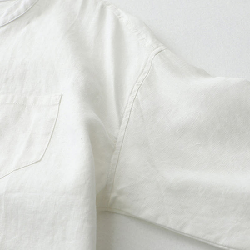 Chemise boutonnée à manches trois-quarts et motif Buddha Stones - image 31