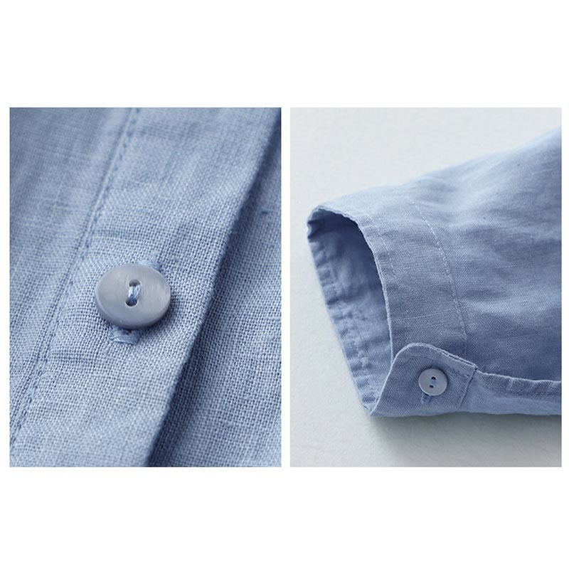 Chemise boutonnée à manches trois-quarts et motif Buddha Stones - image 26