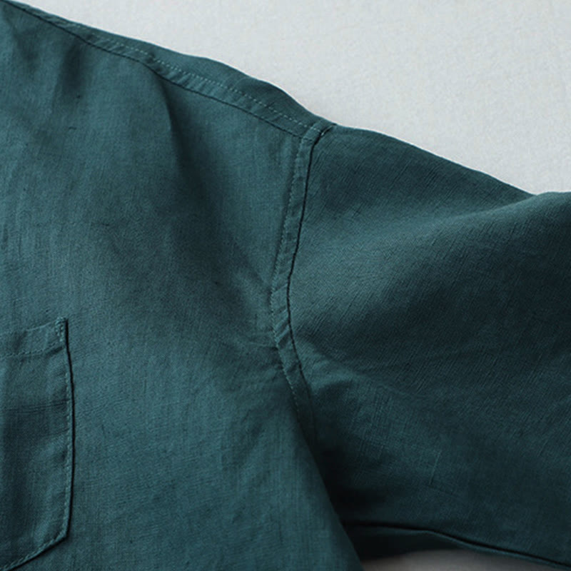 Chemise boutonnée à manches trois-quarts et motif Buddha Stones - image 18