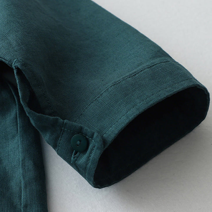 Chemise boutonnée à manches trois-quarts et motif Buddha Stones - image 20