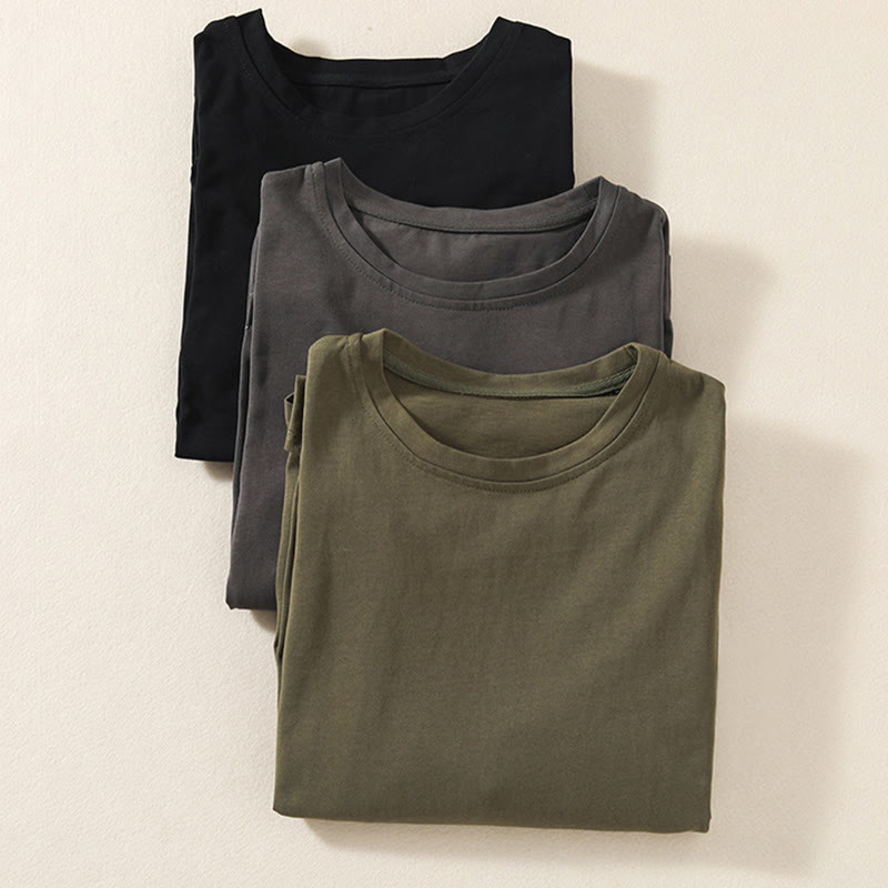 T-shirt décontracté à manches longues en coton et lin pur avec ourlet irrégulier et motif Buddha Stones pour femme - image 21