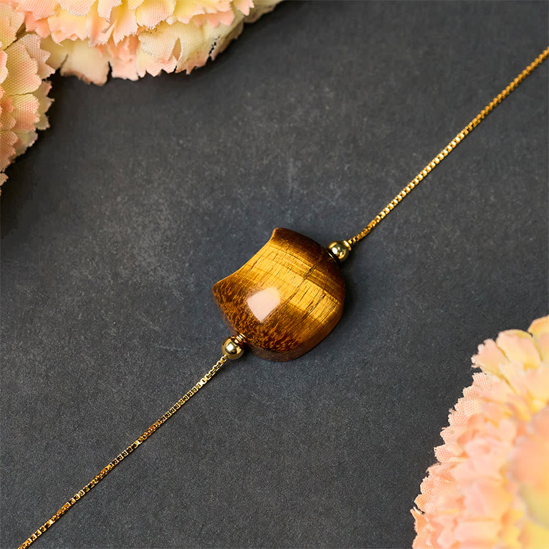 Bracelet de protection œil de tigre et chat en argent sterling 925 Buddha Stones - image 3