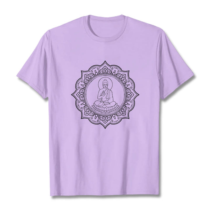 T-shirt à motif Buddha Stones de Bouddha - Prune - 2XL - image 17