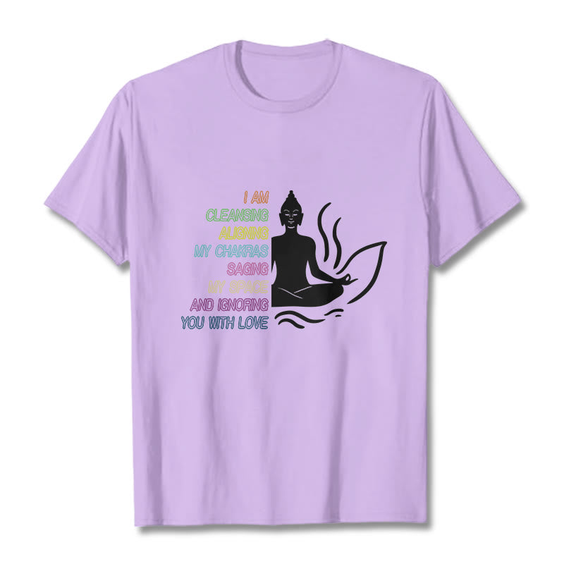 T-shirt avec motif Buddha Stones et Bouddha Fleur de Lotus Méditation - Prune - 灰色 - image 17