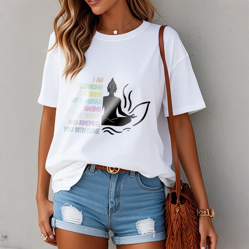 T-shirt avec motif Buddha Stones et Bouddha Fleur de Lotus Méditation - image 3