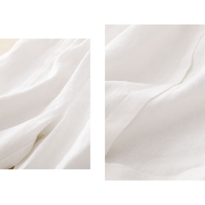 Short décontracté en coton uni avec poches pour femme Buddha Stones - image 33