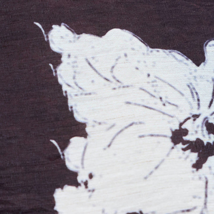 Chemise à manches longues et lacets pour femme, motif floral noir, motif Buddha Stones, pour personnes âgées - image 8