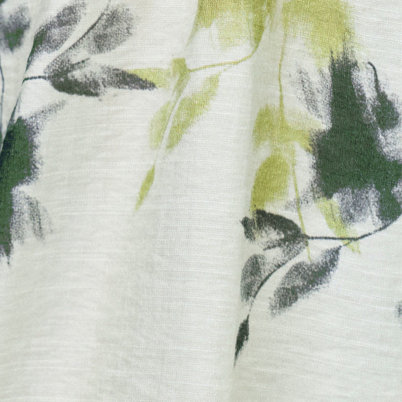 Chemise à manches longues pour femme, motif Buddha Stones, feuilles florales vertes, lacets et boutons, pour personnes âgées - image 14