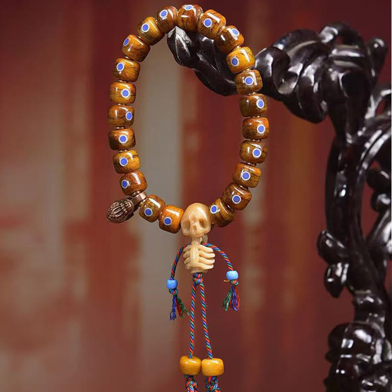 Bracelet en Buddha Stones, Seigneur de la forêt des cadavres, éloigne les mauvais esprits - image 7