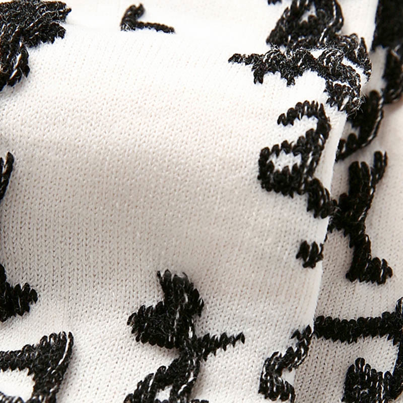 Chaussettes en coton pour femmes, motif de calligraphie chinoise, Buddha Stones, couleurs assorties - image 11