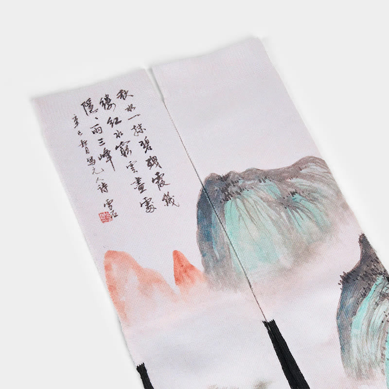 Chaussettes unisexes décontractées à motif de lotus et de Buddha Stones pour hommes et femmes - image 12