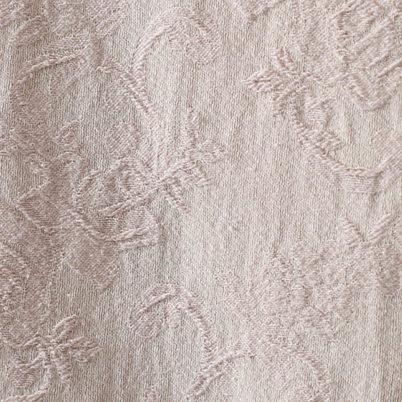 Chemise décontractée en coton à manches longues et col montant pour femme avec motif floral Buddha Stones - image 5