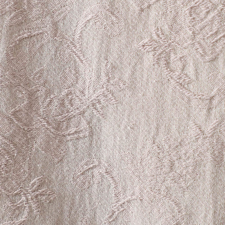 Chemise décontractée en coton à manches longues et col montant pour femme avec motif floral Buddha Stones - image 5