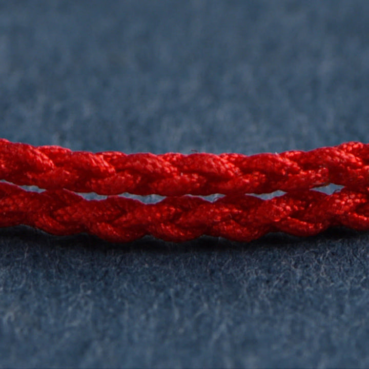 Bracelet de cheville tressé en argent sterling 999 avec Buddha Stones Année du Cheval - image 14