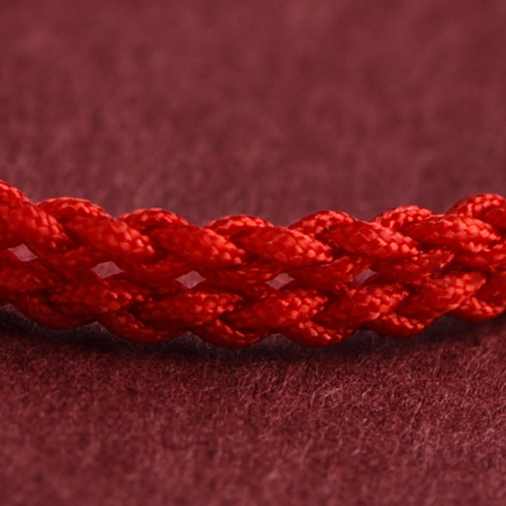 Bracelet de cheville tressé en argent sterling 999 avec Buddha Stones Année du Cheval et pièces de cuivre - image 13