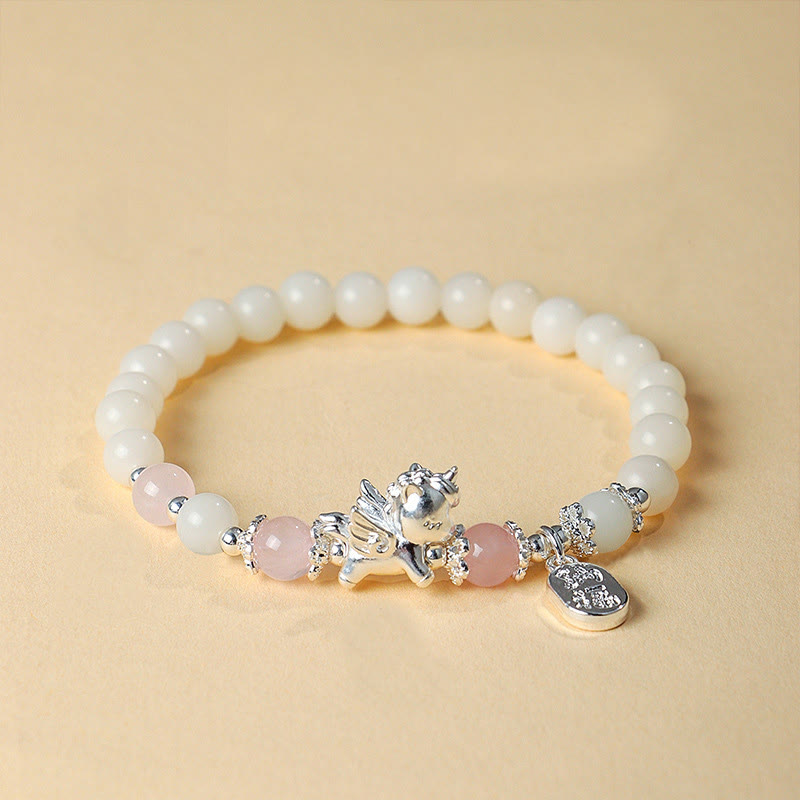 Bracelet de force Bodhi Seed en obsidienne noire naturelle en argent sterling 999 et Buddha Stones - Graine de Bodhi (circonférence du poignet : 13-15 cm) - image 7