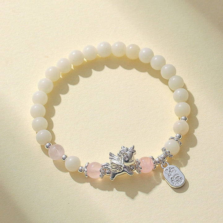 Bracelet de force Bodhi Seed en obsidienne noire naturelle en argent sterling 999 et Buddha Stones - image 9