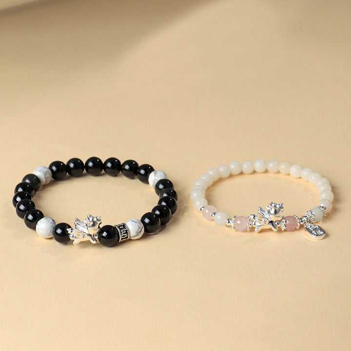 Bracelet de force Bodhi Seed en obsidienne noire naturelle en argent sterling 999 et Buddha Stones - image 13