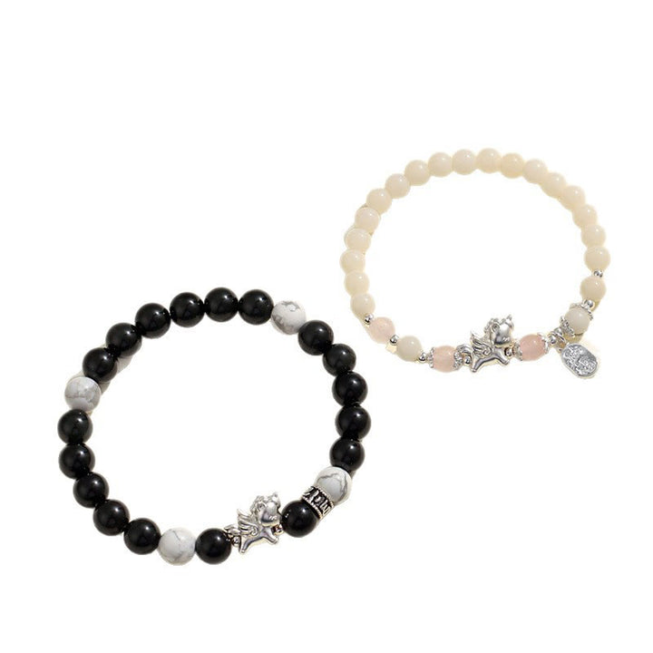 Bracelet de force Bodhi Seed en obsidienne noire naturelle en argent sterling 999 et Buddha Stones - image 15