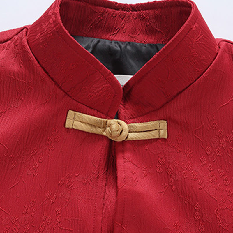 Veste en coton à manches longues et col montant en jacquard Buddha Stones pour homme avec poches - image 3