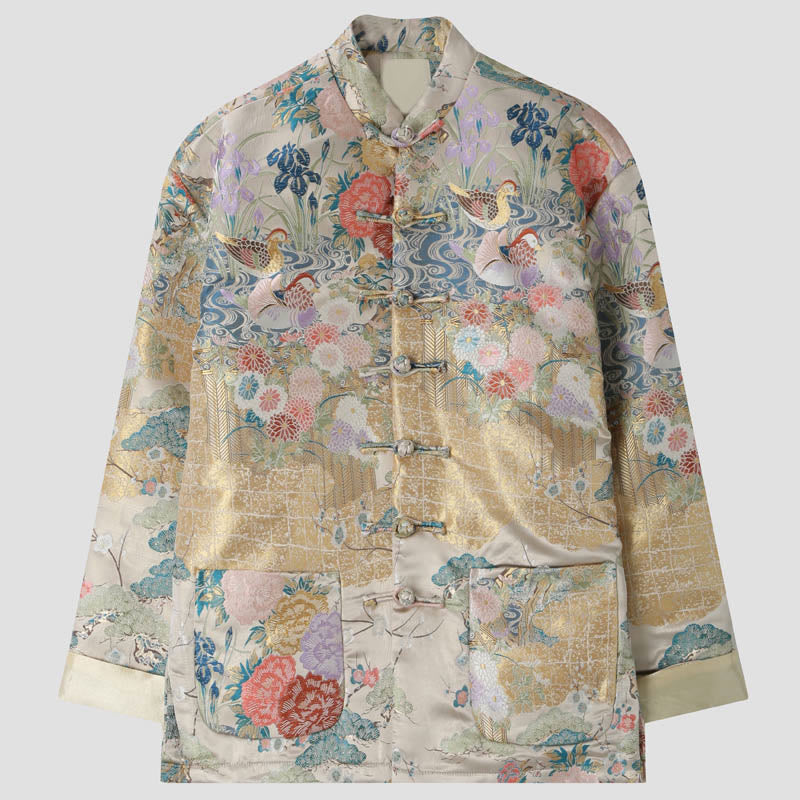 Veste homme à manches longues et poches , Buddha Stones - Lin - US/UK/AU44,EU54 (4XL) - image 0