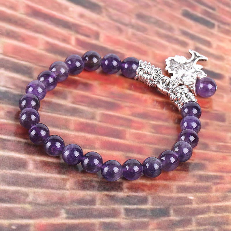 Bracelet extensible porte-bonheur en pierres précieuses naturelles de Buddha Stones Arbre de vie