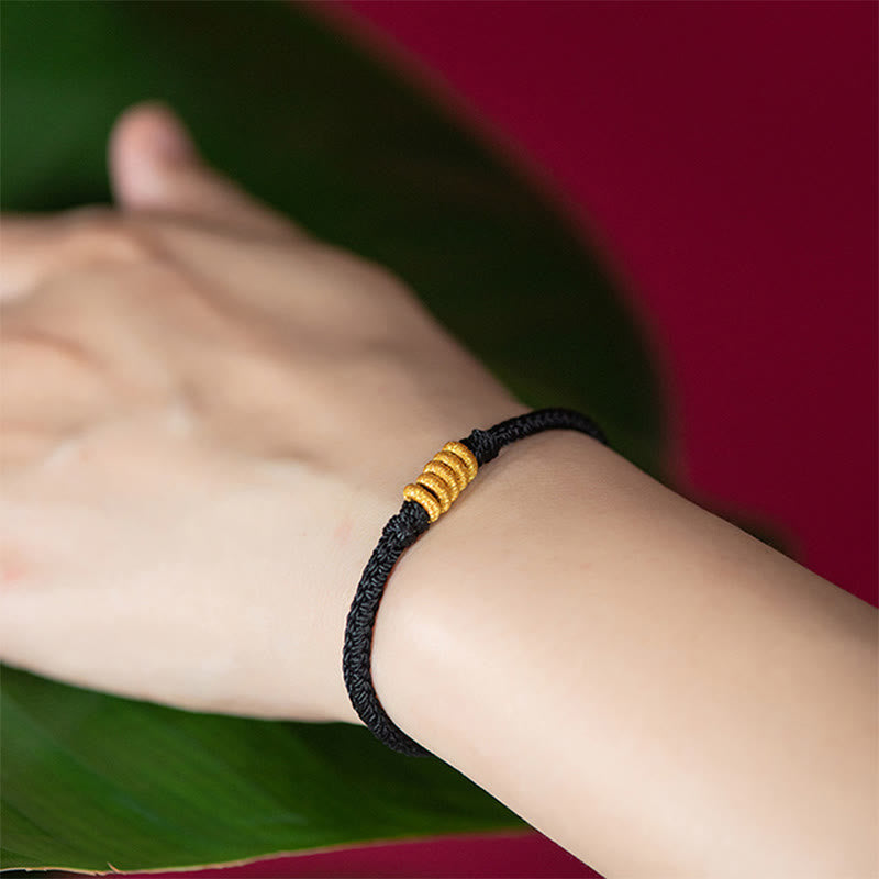 Bracelet tressé en corde avec nœud King Kong fabriqué à la main par Buddha Stones