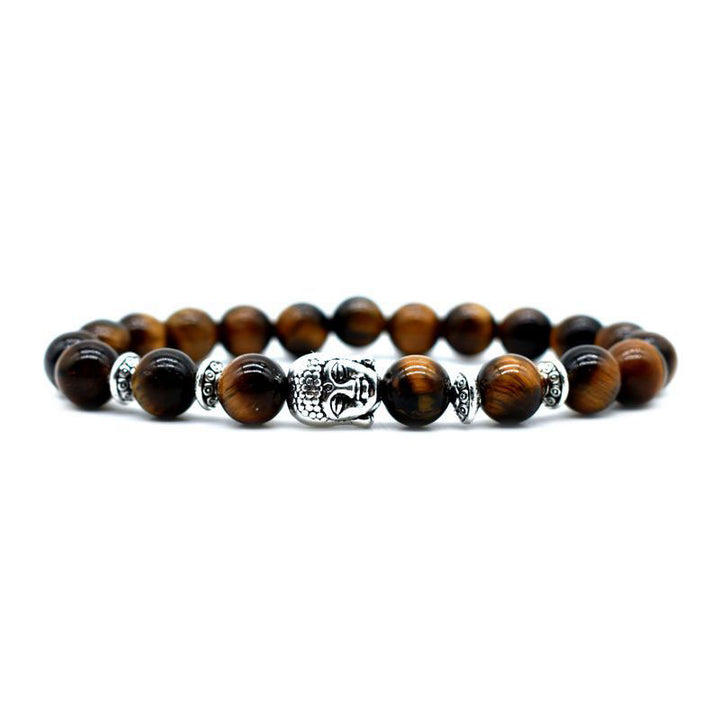 Bracelet de guérison d'amour en améthyste avec Buddha Stones
