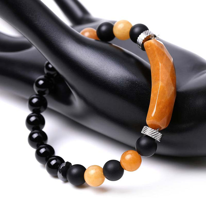 Bracelet de guérison en aventurine bleue naturelle en Buddha Stones