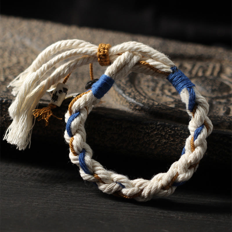 Bracelet porte-bonheur fait main Thangka en Buddha Stones Tibet Zakiram Déesse de la richesse