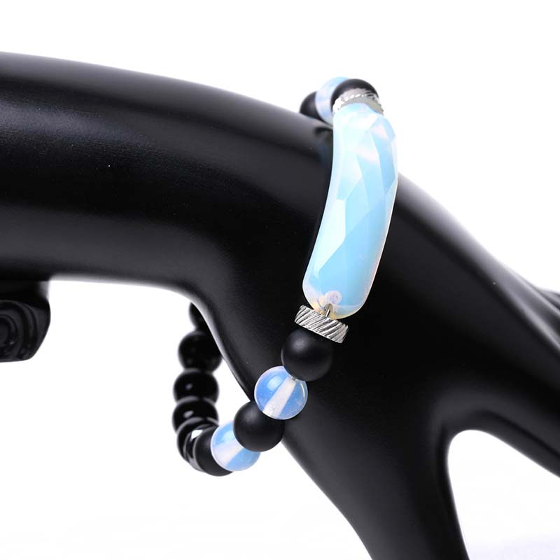 Bracelet de guérison en aventurine bleue naturelle en Buddha Stones