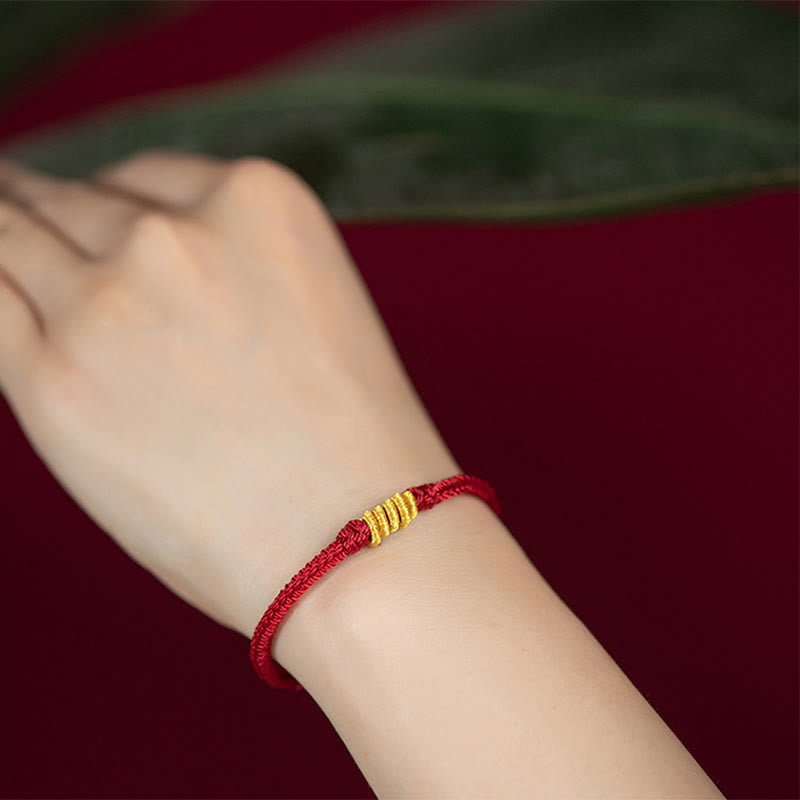 Bracelet tressé en corde avec nœud King Kong fabriqué à la main par Buddha Stones