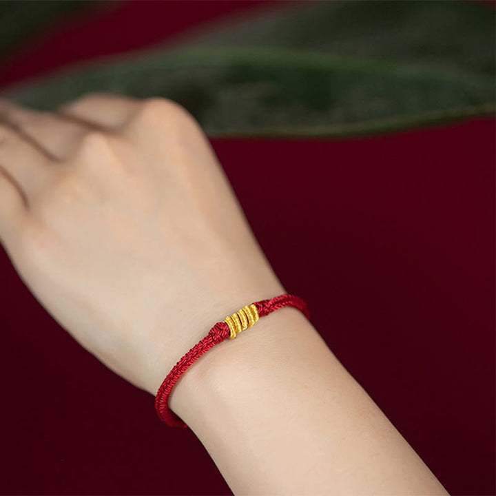 Bracelet tressé en corde avec nœud King Kong fabriqué à la main par Buddha Stones