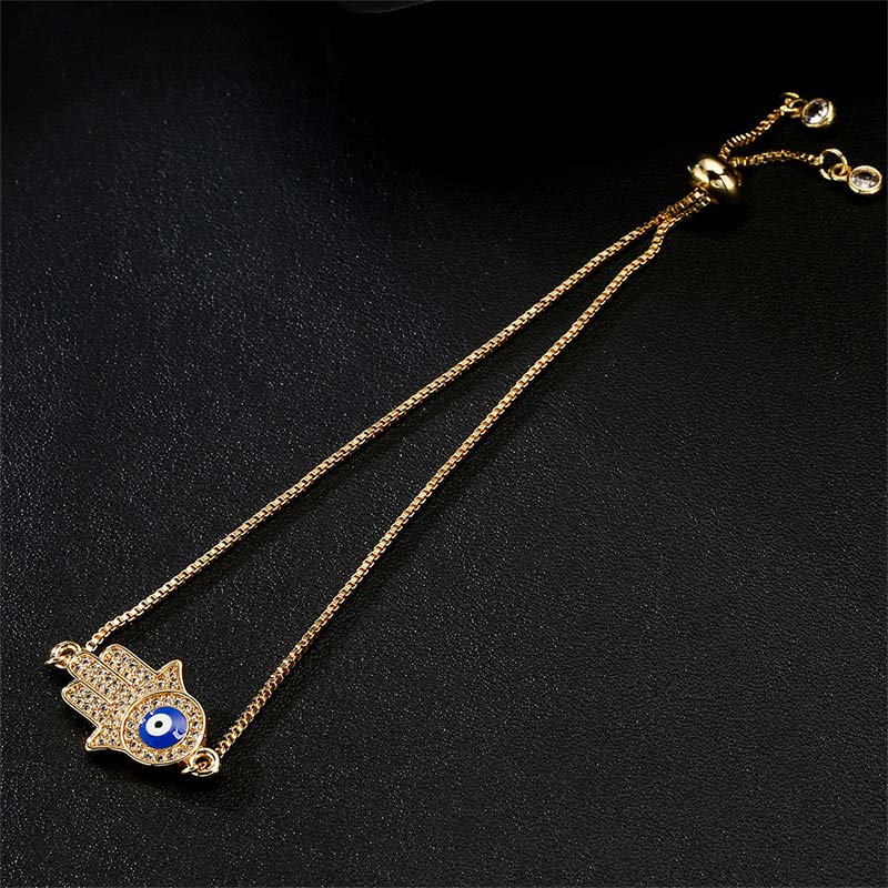 Bracelet de courage et de protection contre le mauvais œil Buddha Stones