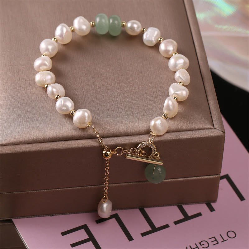 Bracelet de guérison en perles de quartz vert fraise avec Buddha Stones