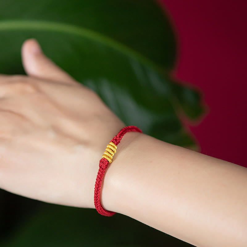 Bracelet tressé en corde avec nœud King Kong fabriqué à la main par Buddha Stones