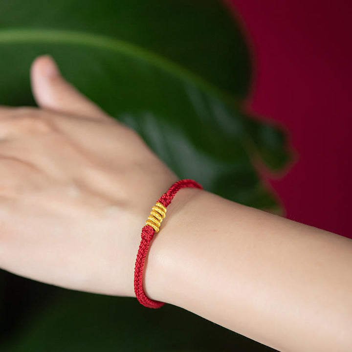 Bracelet tressé en corde avec nœud King Kong fabriqué à la main par Buddha Stones