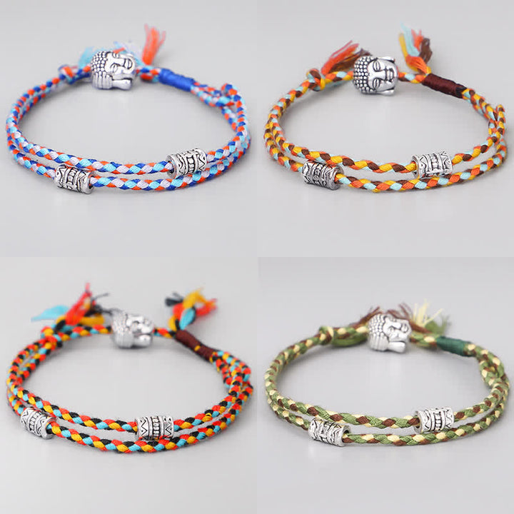 Bracelet de sérénité avec tête de Buddha Stones