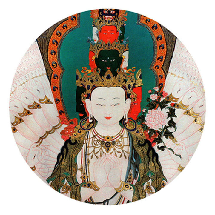 Bracelet tibétain en argent sterling 925 avec Buddha Stones et fil coloré fait à la main, protection contre les poissons Koi