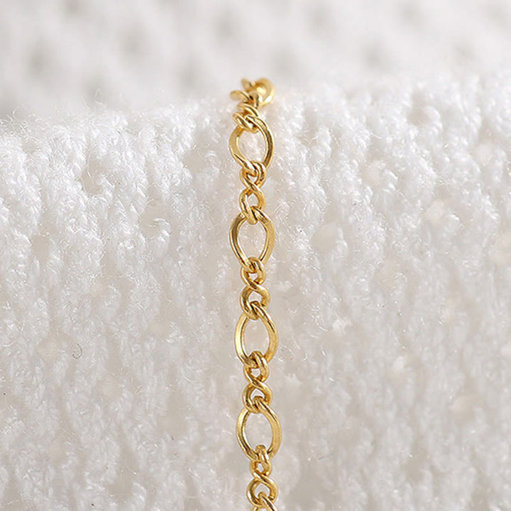 Bracelet de guérison et d'amour en pierre de lune naturelle plaqué or 14 carats de Buddha Stones