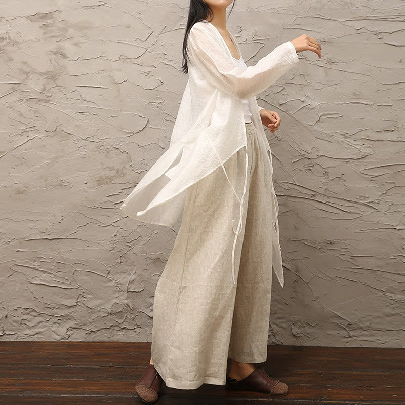 Buddha Stones Simple Motif Blanc Beige Méditation Spirituelle Zen Pratique Yoga Vêtements Vêtements pour Femmes