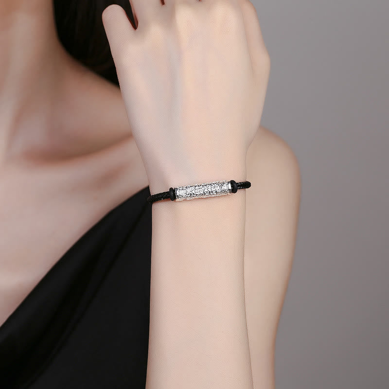 Bracelet tressé en corde Tai Sui fait main avec Buddha Stones et force de protection