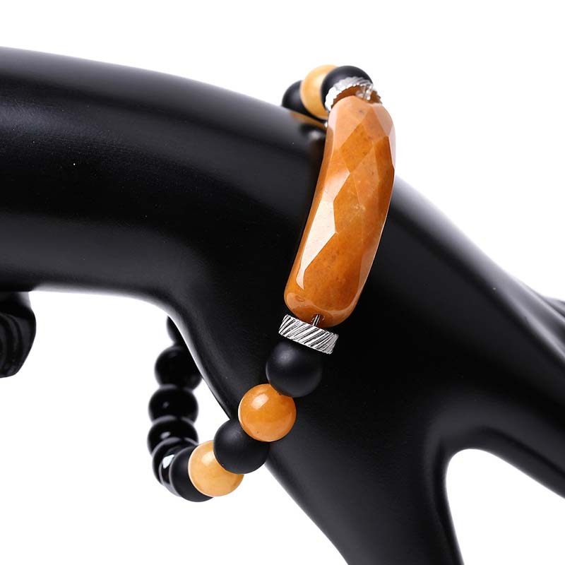 Bracelet de guérison en aventurine bleue naturelle en Buddha Stones