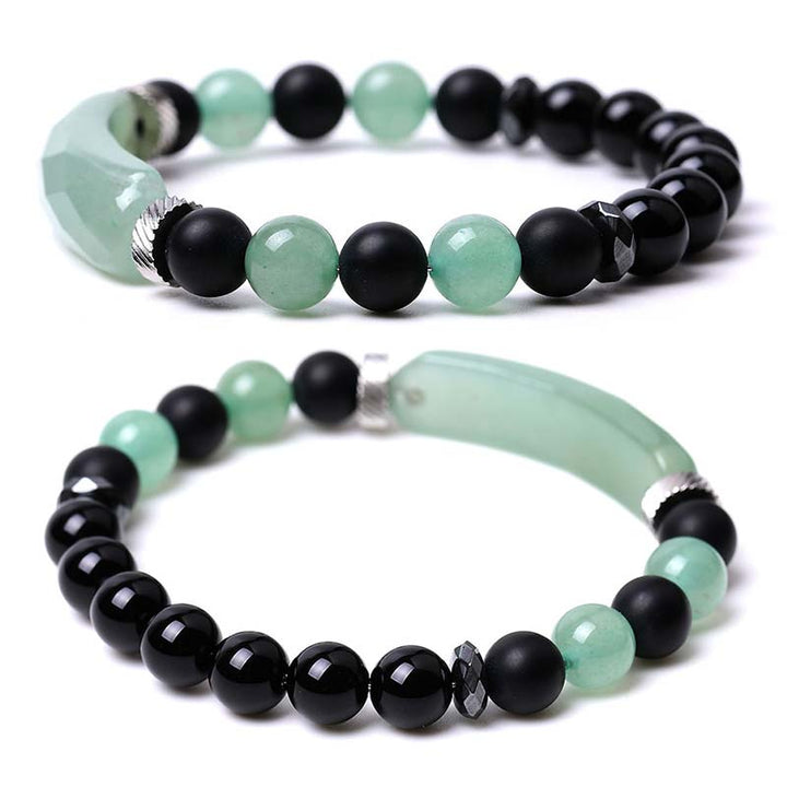Bracelet de guérison en aventurine bleue naturelle en Buddha Stones