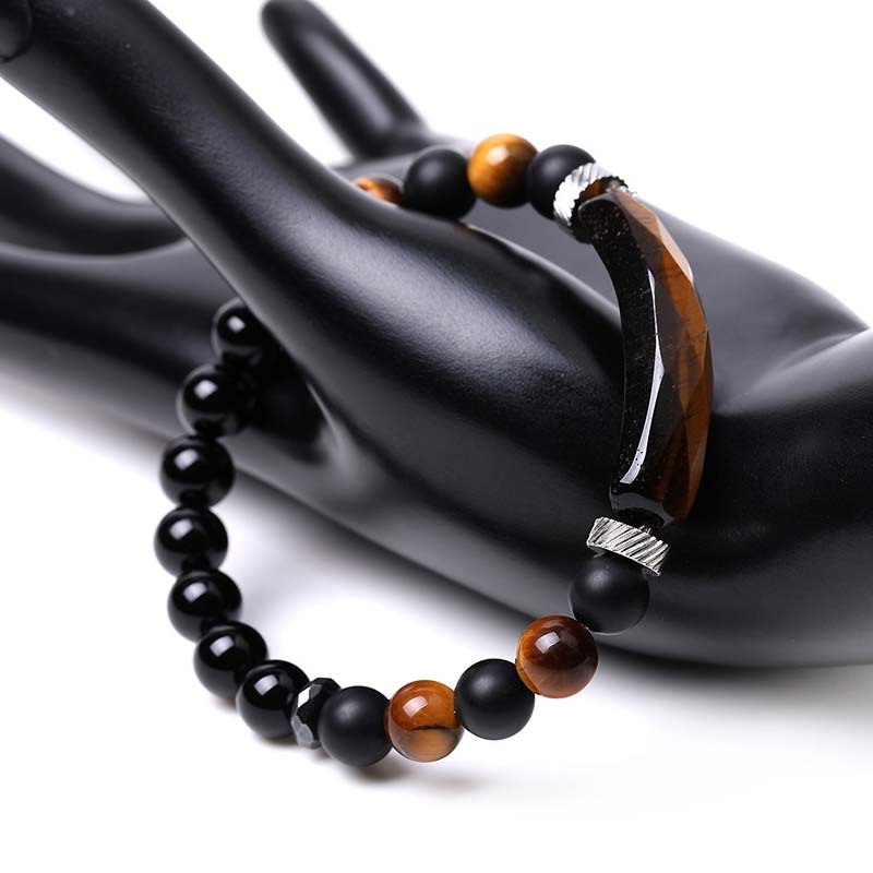 Bracelet de guérison en aventurine bleue naturelle en Buddha Stones