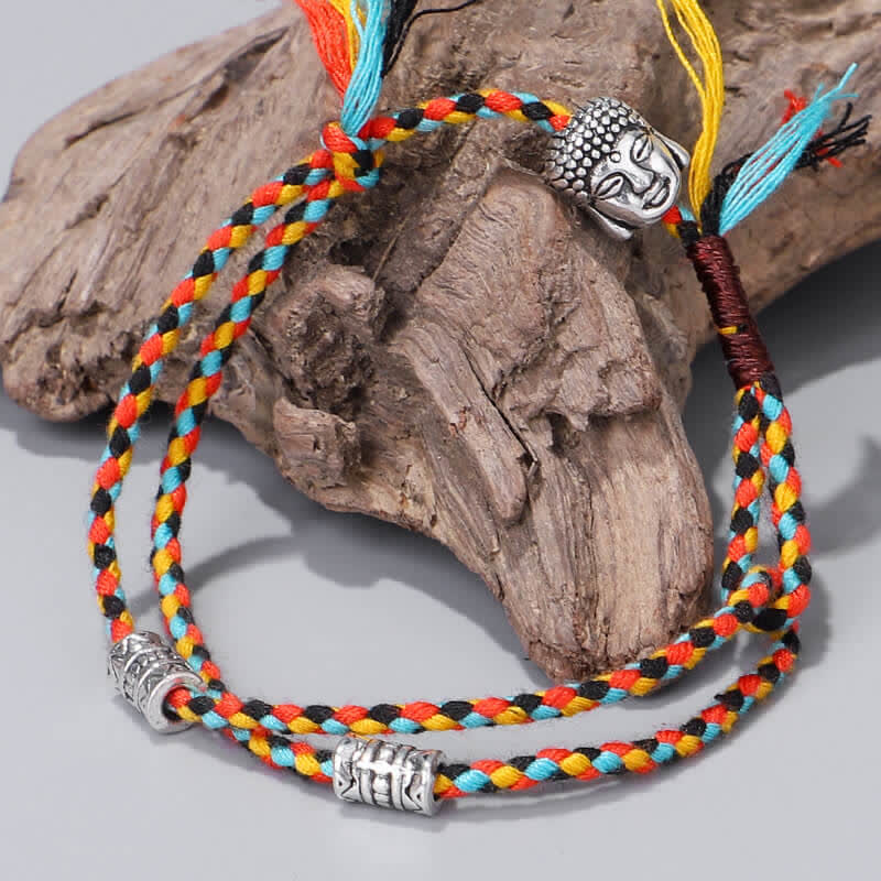 Bracelet de sérénité avec tête de Buddha Stones