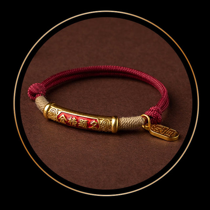 Bracelet tressé en argent sterling 999 fait à la main au Tibet avec Buddha Stones Om Mani Padme Hum Fu et personnage TopRank